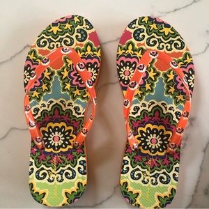 Vera Bradley Flips flops Size S (5-6) excellent condition